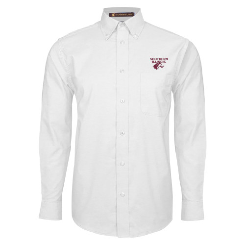  White Oxford Long Sleeve Shirt - Southern Illinois