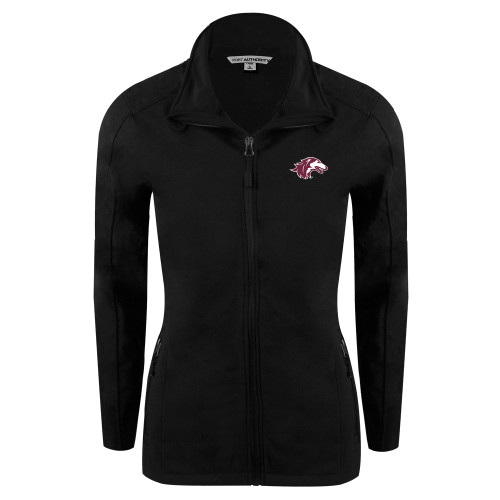  Womens Black Softshell Jacket - Saluki
