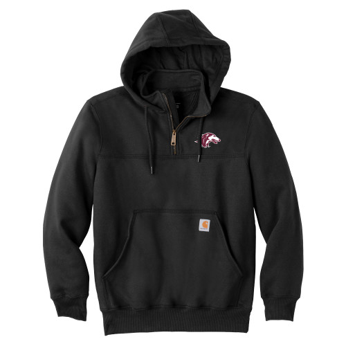  Carhartt Black Rain Defender Paxton Hooded Zip Sweatshirt - Saluki