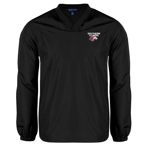  Black V Neck Raglan Windshirt - Southern Illinois