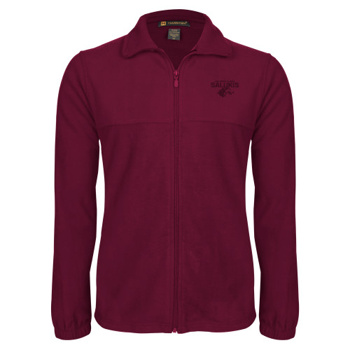  Maroon Fleece Full Zip Jacket - Southern Illinois Salukis