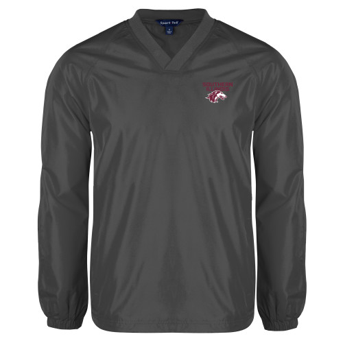  Charcoal V Neck Raglan Windshirt - Southern Illinois