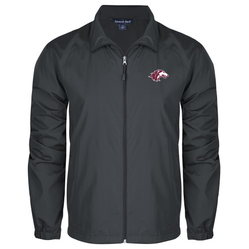  Charcoal Full Zip Wind Jacket - Saluki