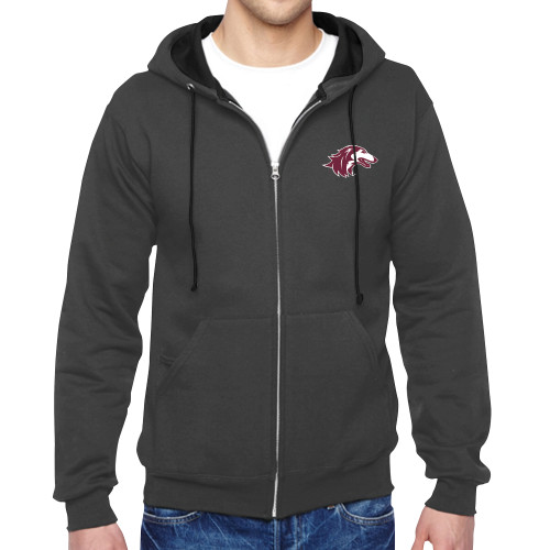 Main Image for  Charcoal Fleece Full Zip Hoodie
