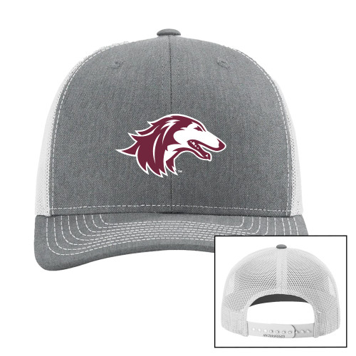  Richardson Heather Grey/Light Grey Trucker Hat - Saluki
