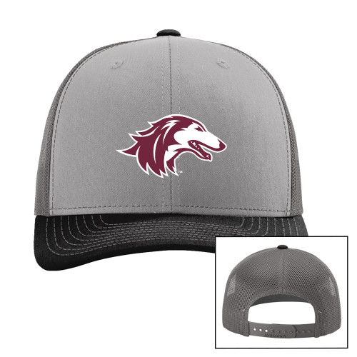  Richardson Grey/Charcoal/Black Trucker Hat - Saluki