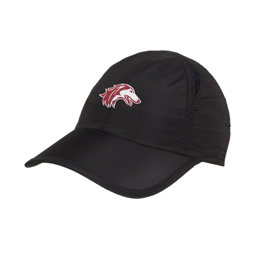  Womens Black Performance Cap - Saluki