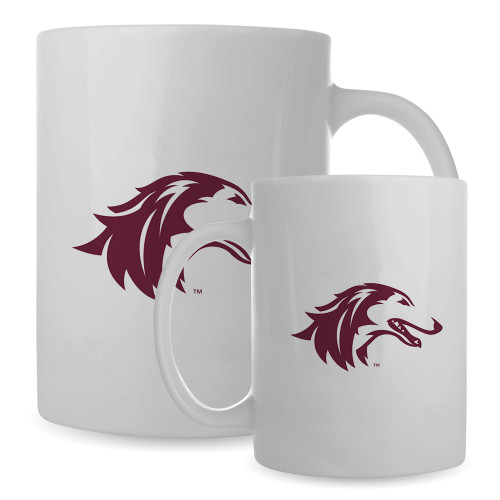  Full Color White Mug 15oz - Saluki