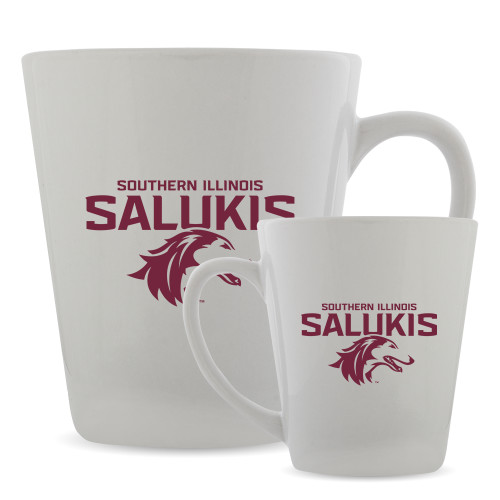  Full Color Latte Mug 12oz - Southern Illinois Salukis