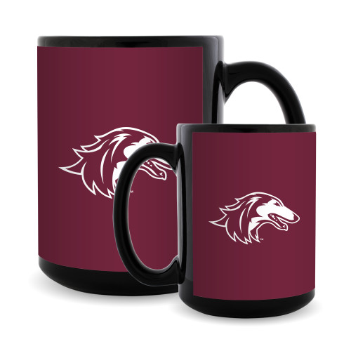  Full Color Black Mug 15oz - Saluki