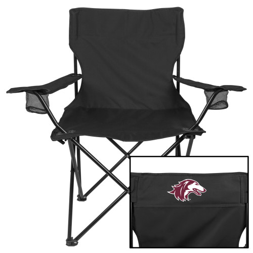  Deluxe Black Captains Chair - Saluki