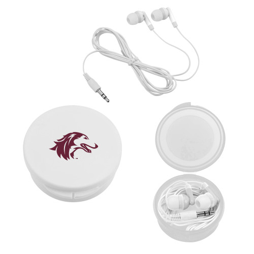  Ear Buds in White Case - Saluki