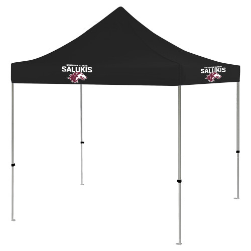  9 ft x 9 ft Black Tent - Southern Illinois Salukis