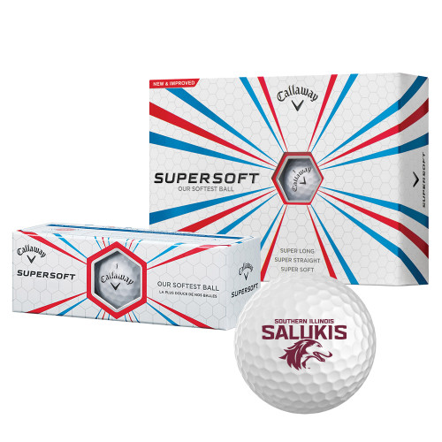  Callaway Supersoft Golf Balls 12/pkg - Southern Illinois Salukis