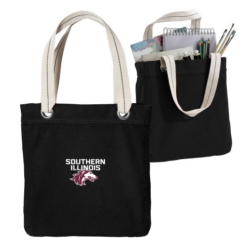  Allie Black Canvas Tote - Southern Illinois
