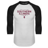 Thumbnail image for  White/Black Raglan Baseball T Shirt