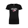 Thumbnail image for  Next Level Girls Black Fashion Fit T Shirt