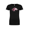 Thumbnail image for  Next Level Girls Black Fashion Fit T Shirt