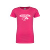 Thumbnail image for  Next Level Girls Fuchsia Fashion Fit T Shirt