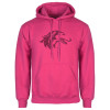 Thumbnail image for  Womens Fuchsia Fleece Hoodie