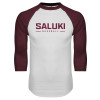 Thumbnail image for  White/Maroon Raglan Baseball T Shirt