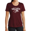 Thumbnail image for  Womens Maroon Performance Short Sleeve Tee