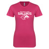Thumbnail image for  Next Level Womens Fuchsia Boyfriend Tee
