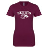 Thumbnail image for  Next Level Womens Maroon Boyfriend Tee