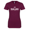 Thumbnail image for  Next Level Womens Maroon Boyfriend Tee