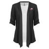 Thumbnail image for  Womens Grey Drape Front Cardigan Sweater