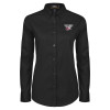 Thumbnail image for  Womens Black Twill Button Down Long Sleeve 