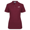 Thumbnail image for  Womens Silk Touch Maroon Pique Polo