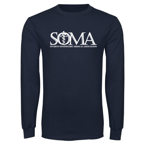  Navy Long Sleeve T-Shirt - Primary Mark