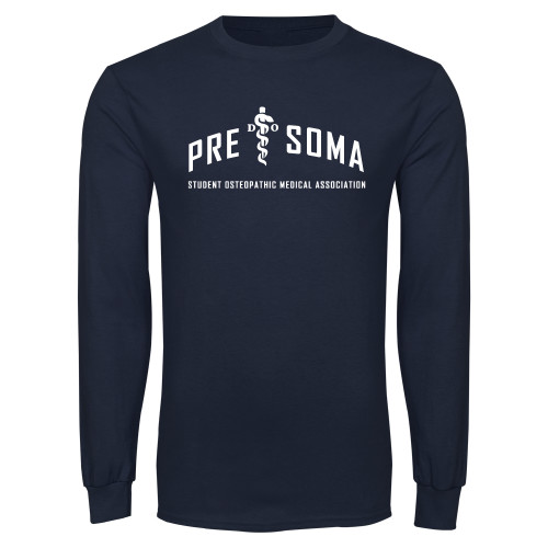  Navy Long Sleeve T-Shirt - Arch Pre SOMA