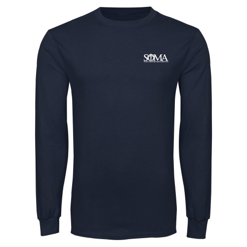  Navy Long Sleeve T-Shirt - Primary Mark