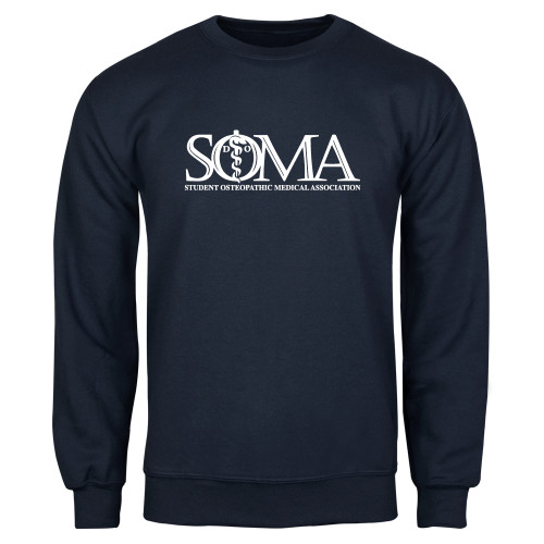  Navy Fleece Crew - Primary Mark