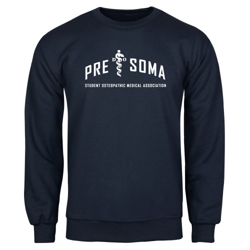  Navy Fleece Crew - Arch Pre SOMA
