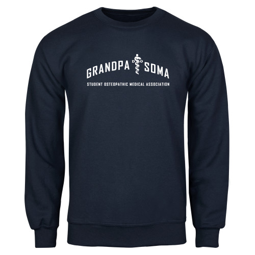  Navy Fleece Crew - Arch Grandpa SOMA