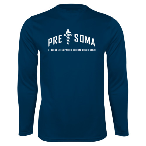  Navy Performance Long Sleeve Shirt - Arch Pre SOMA