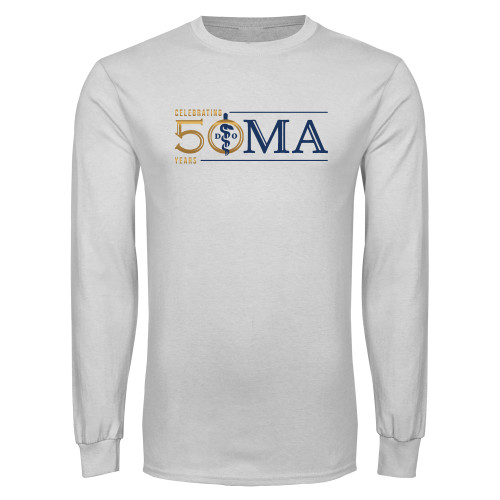  White Long Sleeve T Shirt - 50 Years Edition.