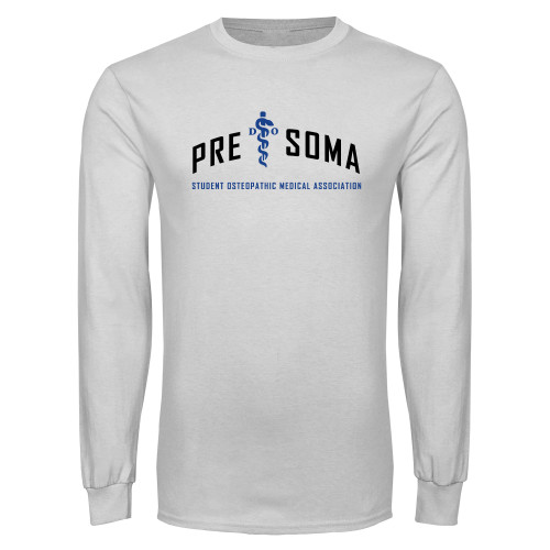  White Long Sleeve T Shirt - Arch Pre SOMA