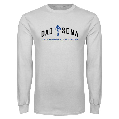 White Long Sleeve T Shirt - Arch Dad SOMA