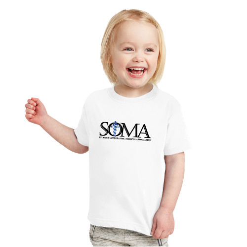  Toddler White T Shirt - Primary Mark
