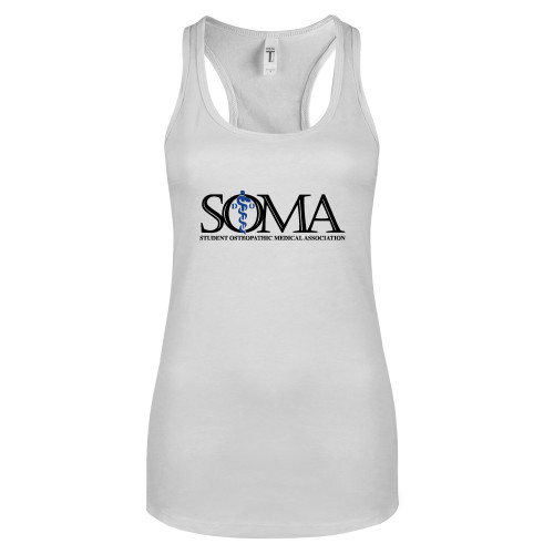  Next Level Racerback Tank White - Primary Mark
