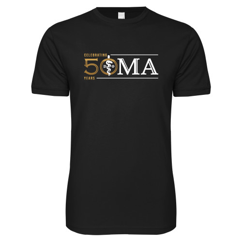 Next Level Black SoftStyle T Shirt - 50 Years Edition.