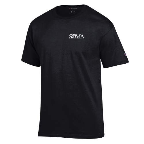  Champion Black T Shirt - Primary Mark