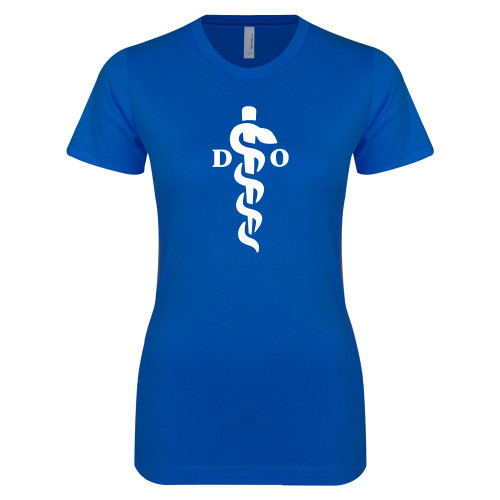  Next Level Womens Royal Boyfriend Tee - Medical Logo