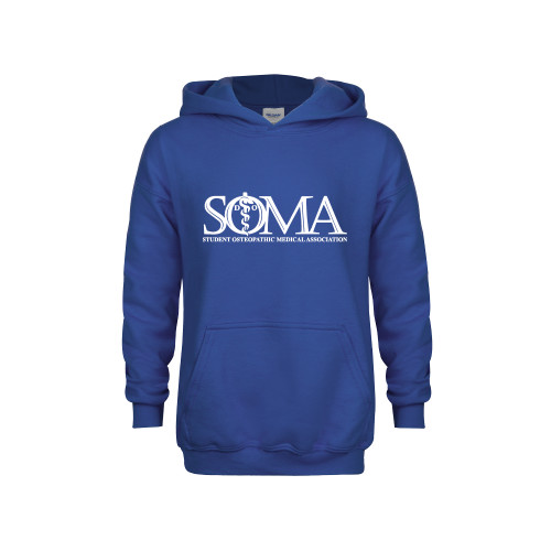  Youth Royal Fleece Hoodie - Primary Mark