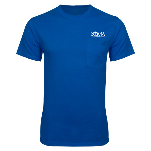  Royal T Shirt w/Pocket - Primary Mark