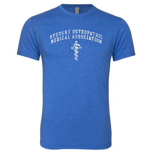  Next Level Royal Triblend Tee - Distressed Arch.